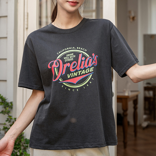 [Special Sale] Vintage 피그먼트 Short-sleeve T-shirt