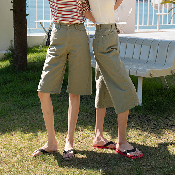 Perfect Cotton Pants 73ver (dual incision bermuda)