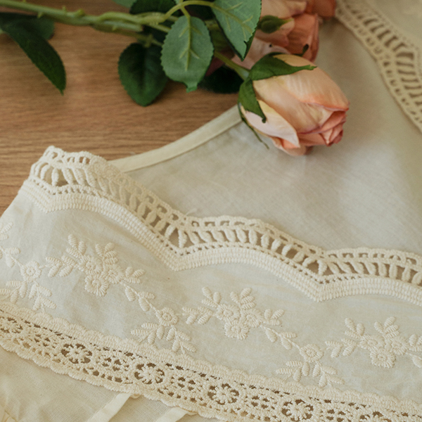 Wave V Embroidered Blouse