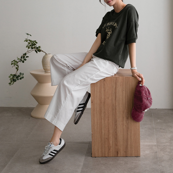 8quarter Length Stitch Banding Pants