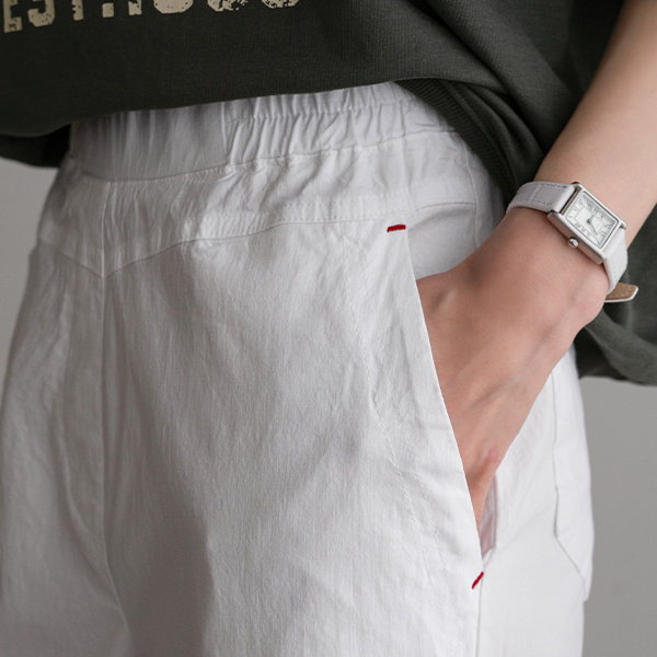 8quarter Length Stitch Banding Pants