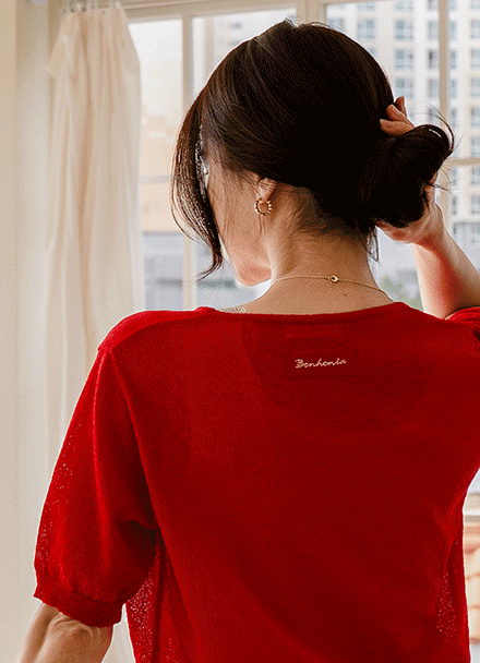 Goseul V-neck Short-sleeve Cardigan Korea
