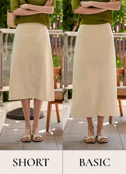 슬릿 쿨 Summer Basic Skirt Korea