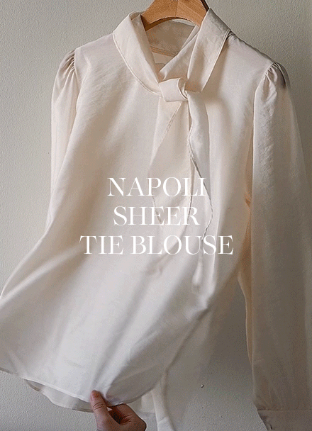 Naples Shea Tie Blouse Korea