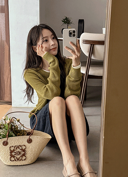 Raglan  Hachi Round Knitwear Korea