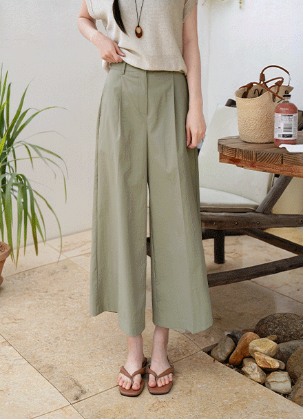 쿨 바스락 통 뒷밴딩 Pants Korea