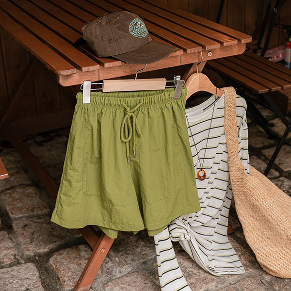 바스락 절개 Banding Pants