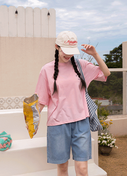 Drive Printing Short-sleeve T-shirt Korea