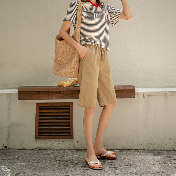 [valyou] Linen Summer 올밴딩 Shorts
