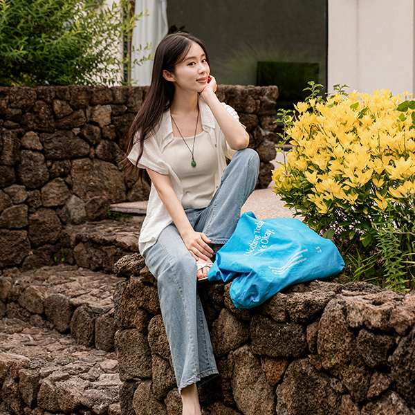 Cover 시어서커 캡소매 Shirt