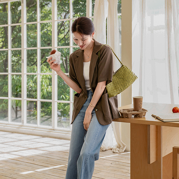 토프 Summer Short-sleeve loose fit Jacket