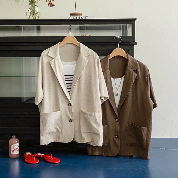 토프 Summer Short-sleeve loose fit Jacket