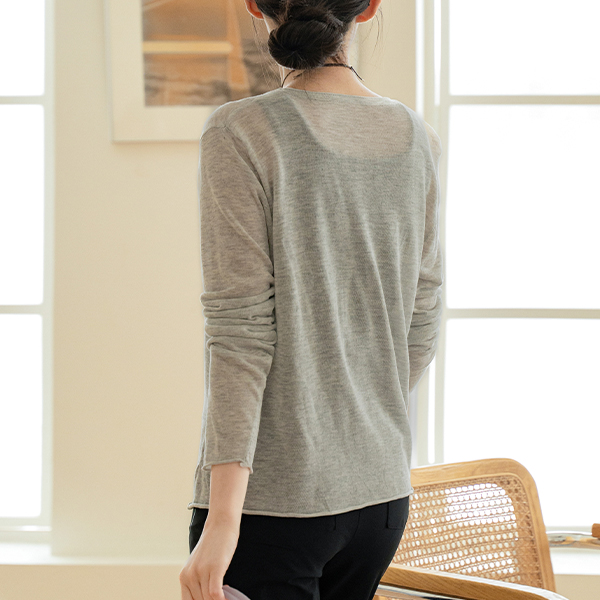 데일리 살안타 loose fit Cardigan