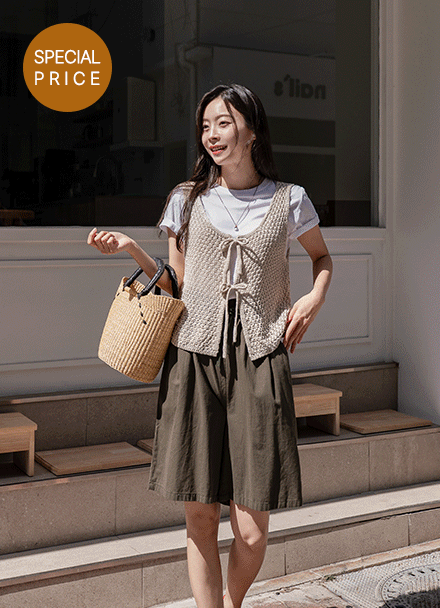[Special Sale] 바인딩 코튼 Banding Shorts Korea