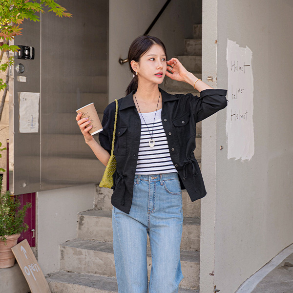 스퀘어 Stripe Knitwear Sleeveless shirts