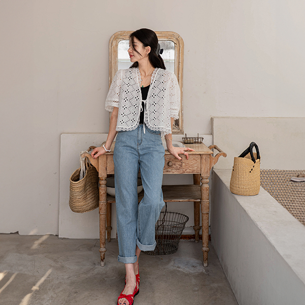 Soft Banding Crop Straight Pants