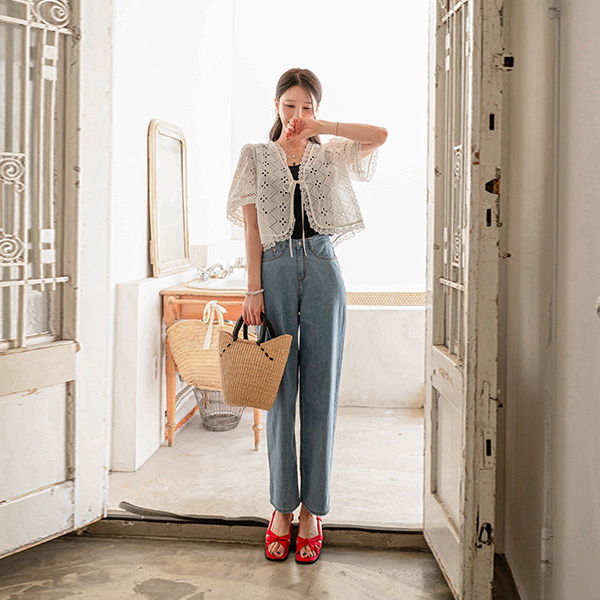 Soft Banding Crop Straight Pants