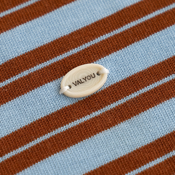[valyou] Multi Color Stripe Short-sleeve T-shirt