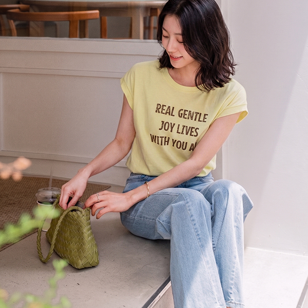 Gentle Joy Cap Sleeves T-shirt