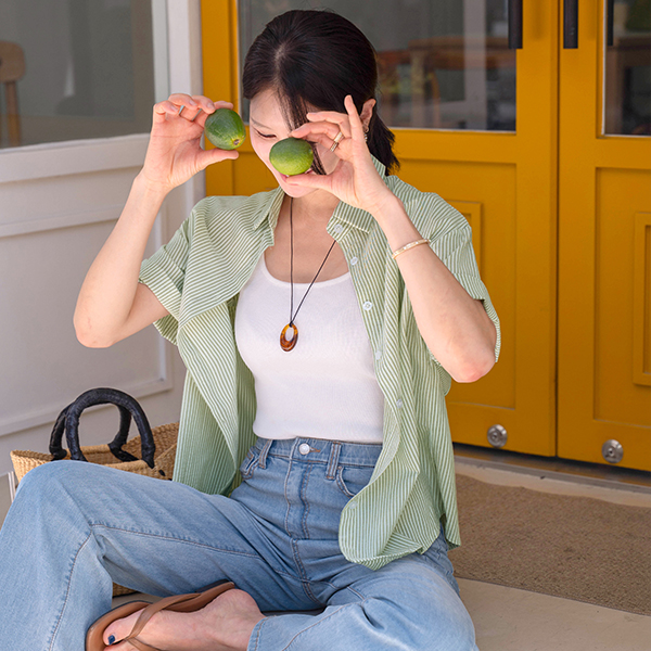 [Special Sale] Daily Stripe Short-sleeve Shirt