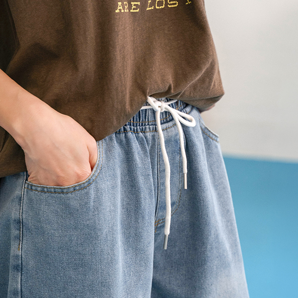 Montvert Denim 3/4 sleeve Shorts
