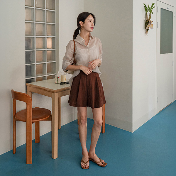 Back Point Lyocell Shirt