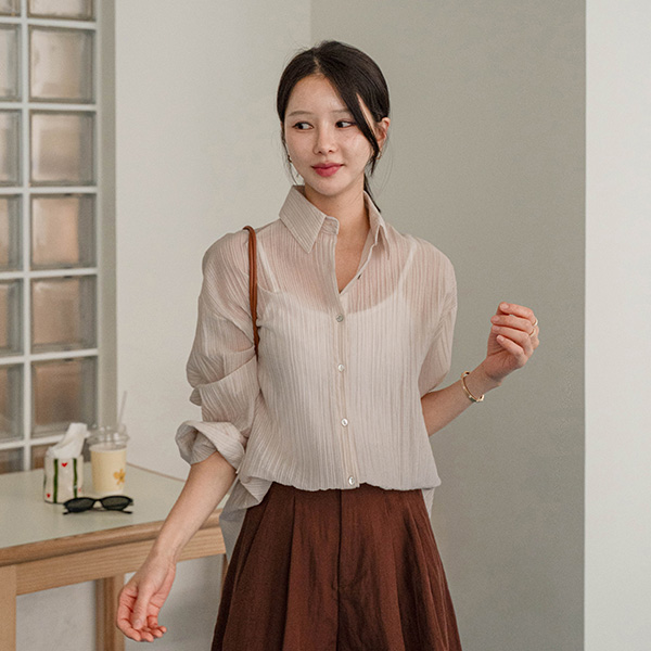 Back Point Lyocell Shirt