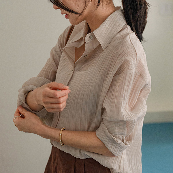 Back Point Lyocell Shirt