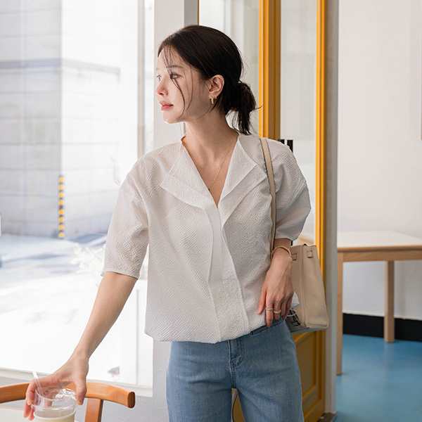 Panini Frill Short-sleeve Blouse