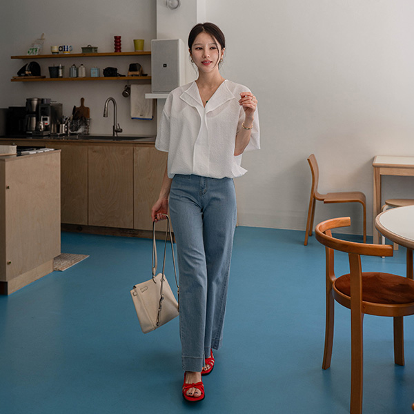 Panini Frill Short-sleeve Blouse