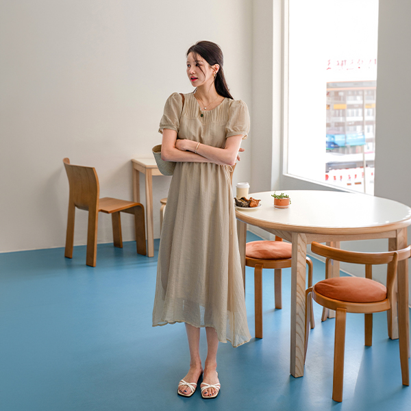 Tea Time Yarrow Long Dress