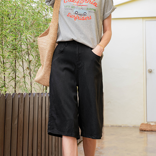 Shiver Lyocell Bermuda 6-part Pants