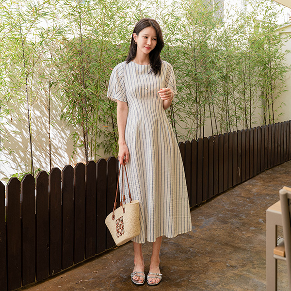 Summer Stripe Long Dress