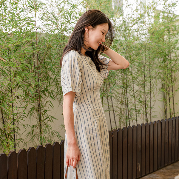 Summer Stripe Long Dress