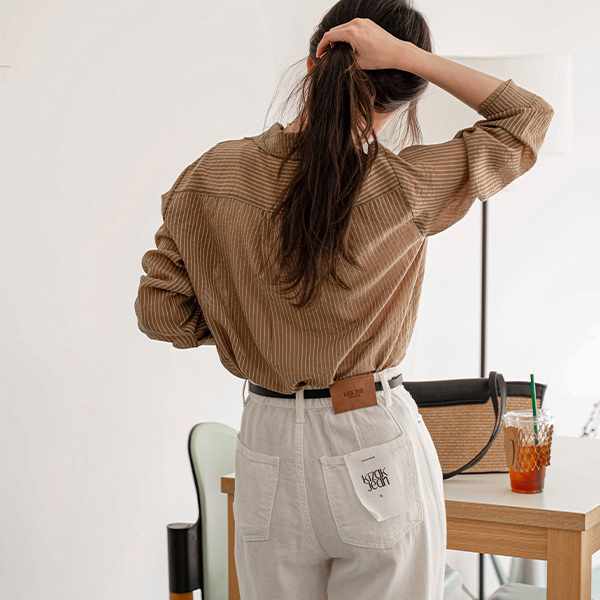 Shiver Lyocell Stripe Shirt