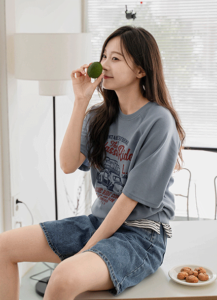 1983 나염 nagrang Short-sleeve sweatshirt Korea