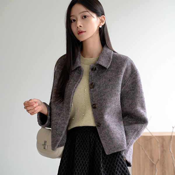 [valyou] Heidi Handmade Wool Half Coat