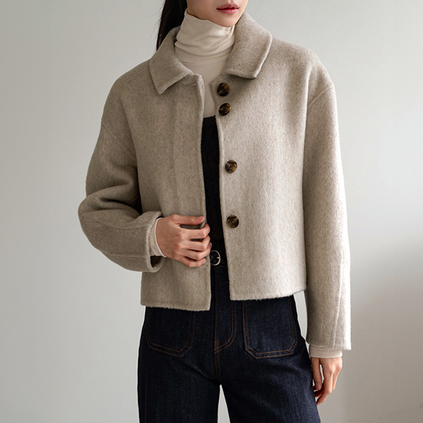 [valyou] Heidi Handmade Wool Half Coat