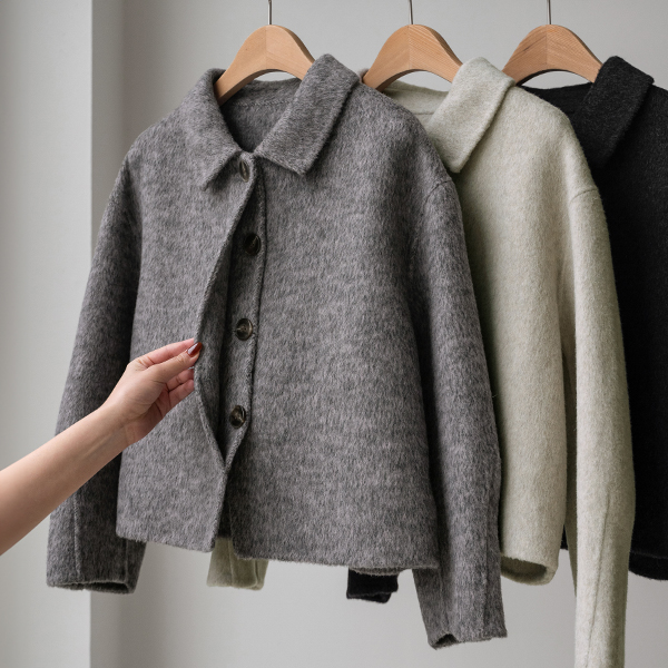 [valyou] Heidi Handmade Wool Half Coat