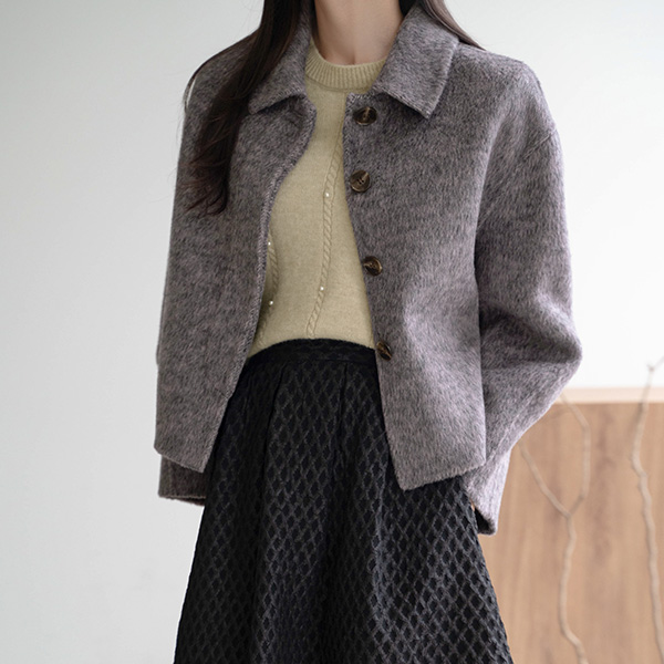 [valyou] Heidi Handmade Wool Half Coat