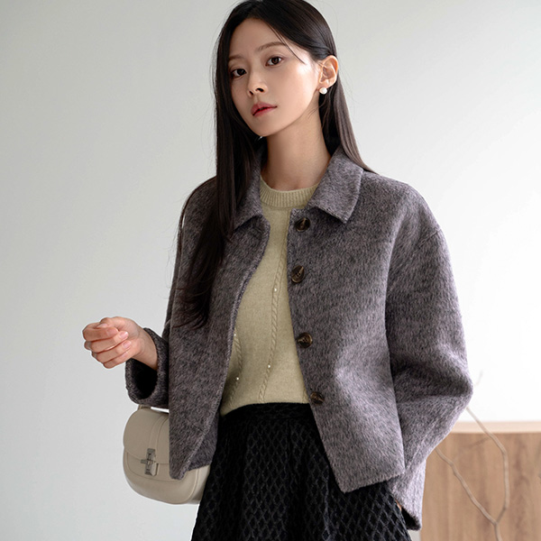 [valyou] Heidi Handmade Wool Half Coat