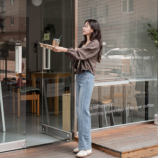 로렌 No collar Linen Shirt 나시세트