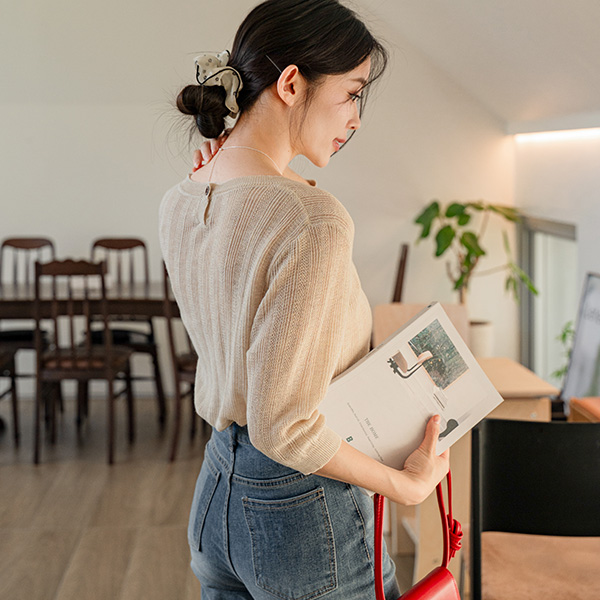폴링 스카시 5부 Knitwear