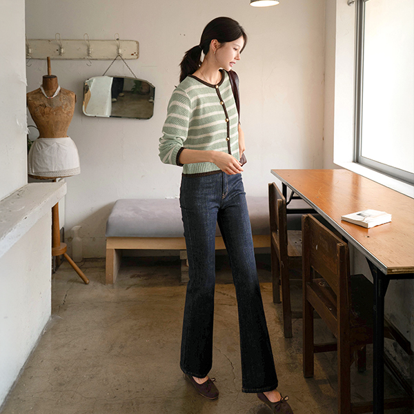 Perfect Pants 99ver (Non fade) (Raw Denim Semi Bootcut)