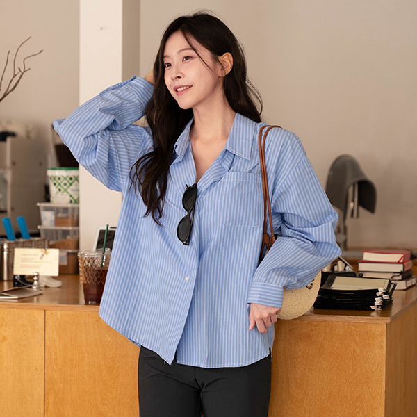 City Girl Unbalance Over Shirt