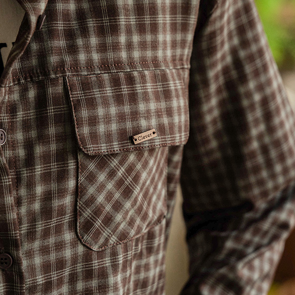 Clever String Check Shirt Shirt