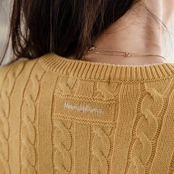 아크 Twiddle 자수 Knitwear Cardigan