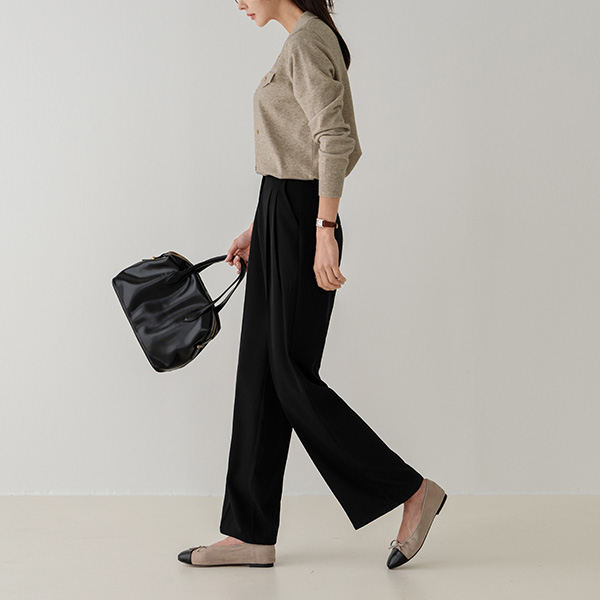 [Planning] Le Pintuck Wide Slacks