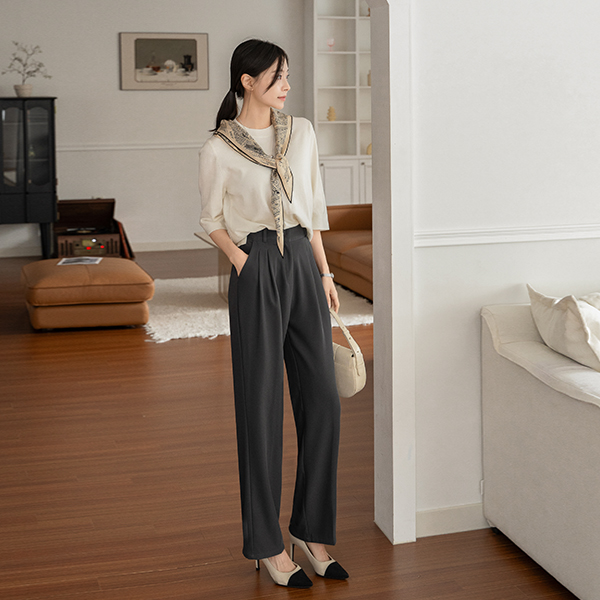 [Planning] Le Pintuck Wide Slacks