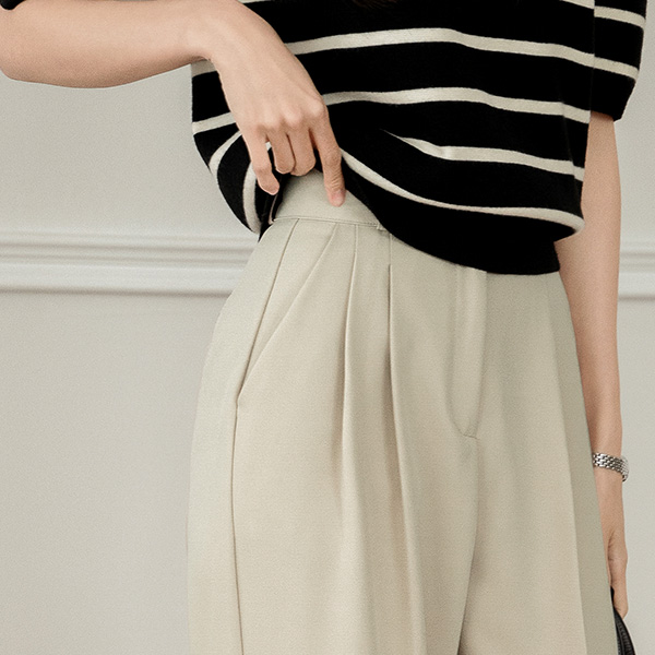 [Planning] Le Pintuck Wide Slacks